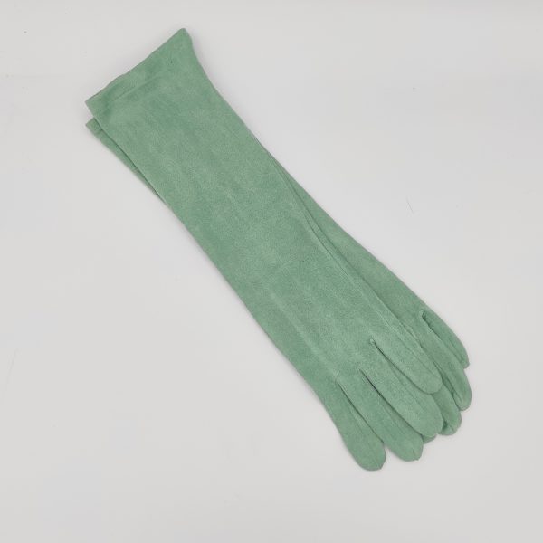 Guantes de Antelina Verde menta