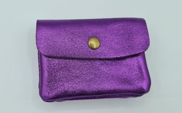 cartera azul morado