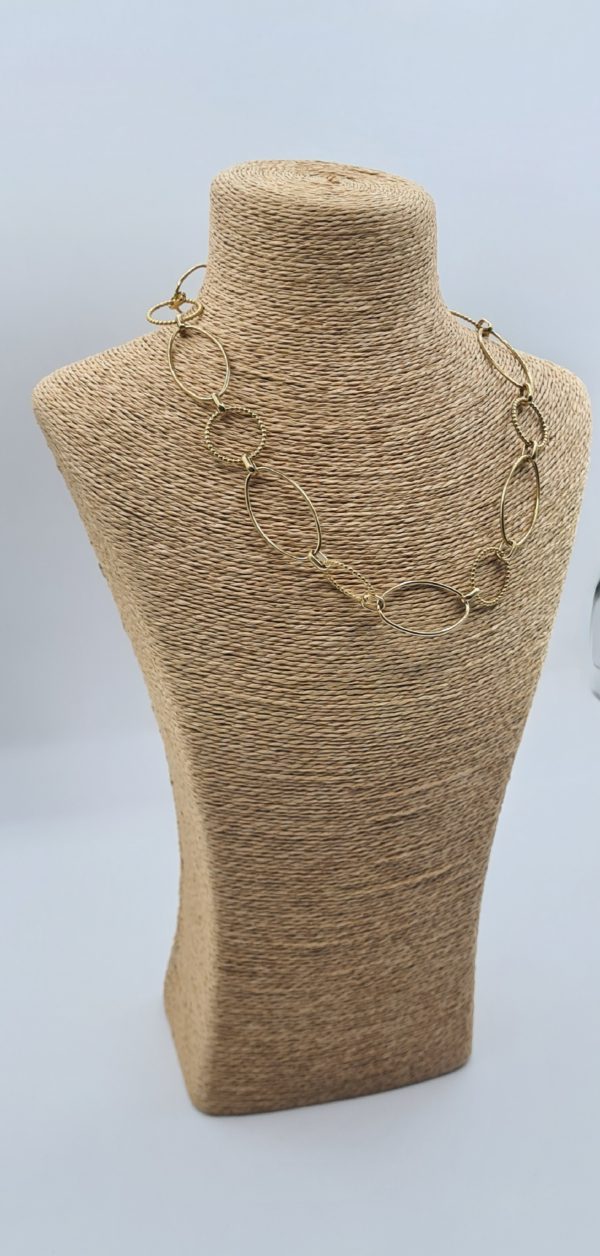 Collar eslabones acero