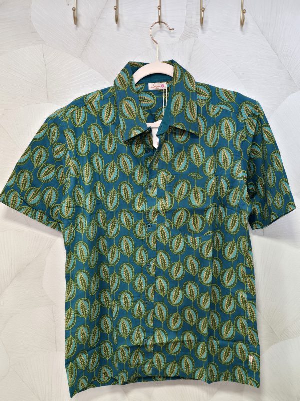 camisa hombre unisex verde