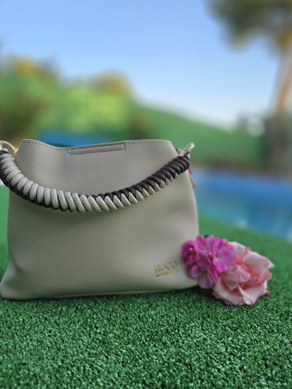 bolso noco beige crudo