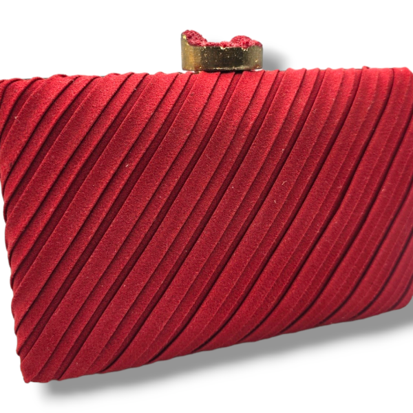 clutch invitada boda rojo