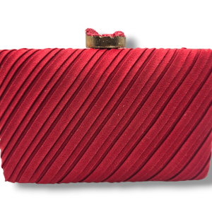 clutch invitada boda rojo