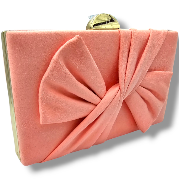 clutch bolso invitada rosa