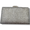 Clutch bolso plateado invitada