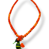 Collar caballito naranja cristal de murano