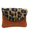 monedero leopardo de piel