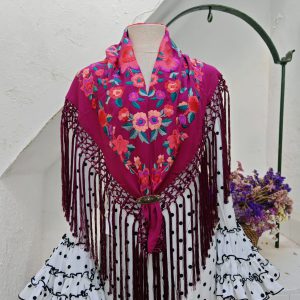 Mantoncillo Magenta Flamenca