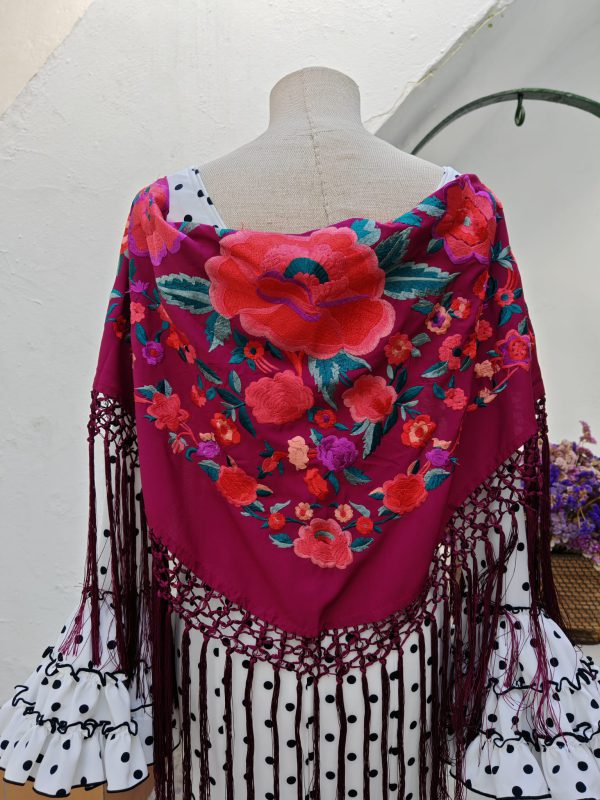 Mantoncillo Magenta Flamenca